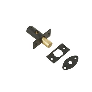 MORTICE RACK BOLT 37MM BLACK