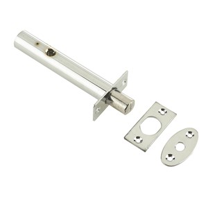 MORTICE SECURITY BOLT 88MM POLISHED CHROME