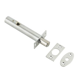 MORTICE SECURITY BOLT 88MM SATIN CHROME