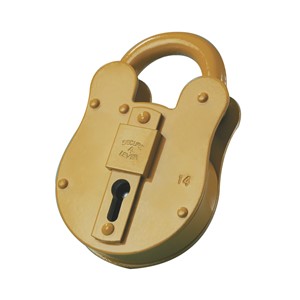 GLC 14 4L PADLOCK 64MM YELLOW S1287KA                 AN07C