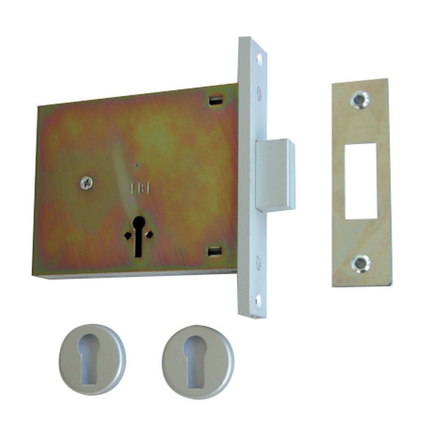 N & C FB2 FIRE BRIGADE MORTICE DEADLOCK 105 X 80MM SSS