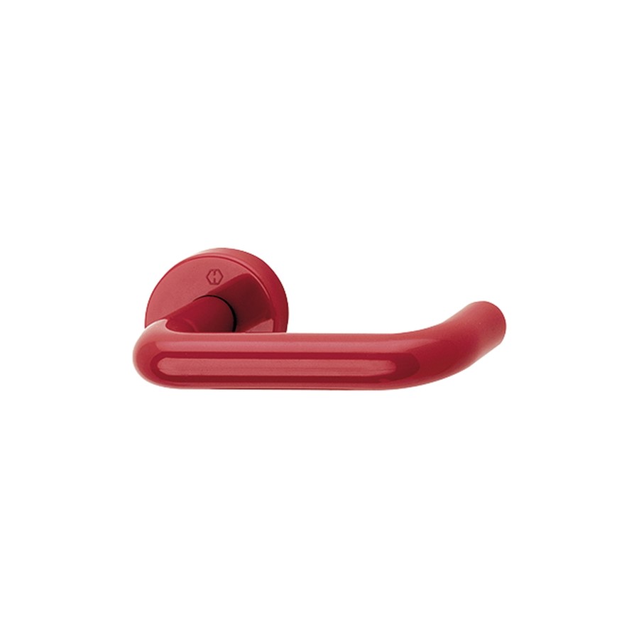 N&C SPECTRUM ROUND BAR 21MM DIA RED LEVER ON ROSE
