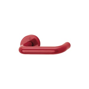 N&C SPECTRUM ROUND BAR 21MM DIA RED LEVER ON ROSE