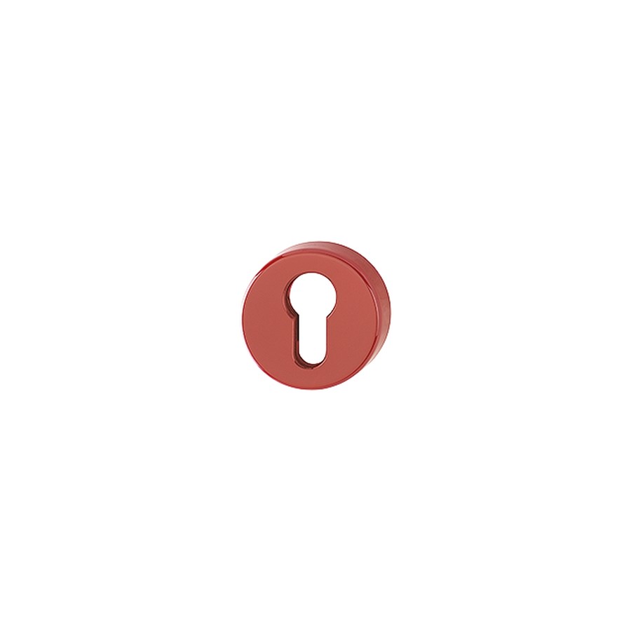 N&C SPECTRUM 52MM DIA RED EURO PROFILE ESCUT (PR)