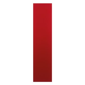 N&C SPECTRUM 305MM X 75MM RED FINGER PLATE PVC