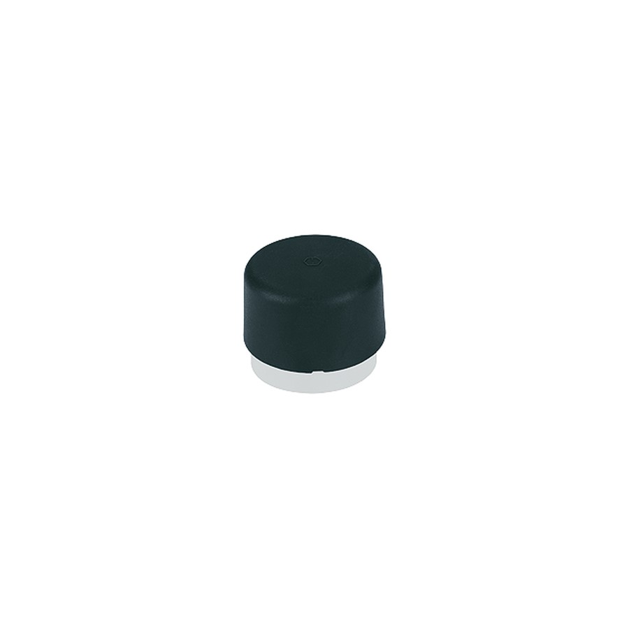 N&C SPECTRUM 32MM DIA D/WHITE FLOOR/WALL DOOR STOP