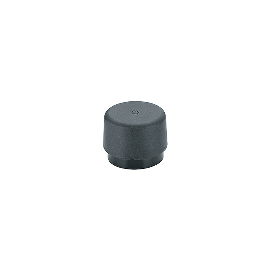 N&C SPECTRUM 32MM DIA BLACK FLOOR/WALL DOOR STOP