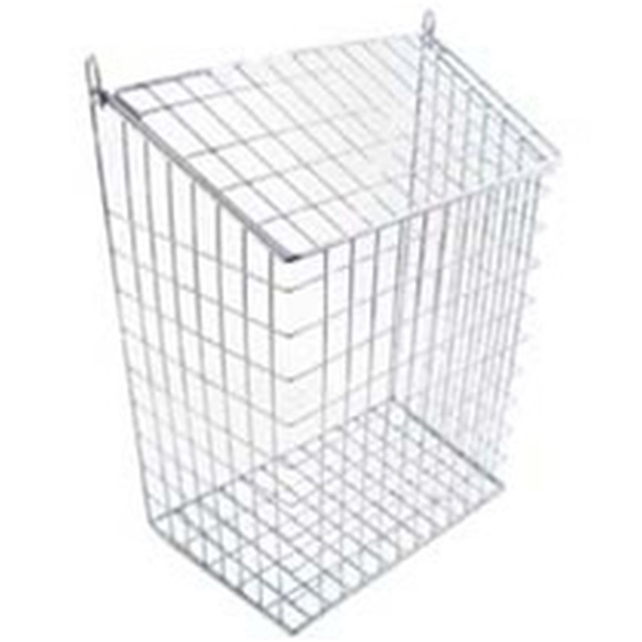 LETTER CAGE 457X330X203MM WHITE PLASTIC            10366