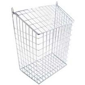 LETTER CAGE 457X330X203MM WHITE PLASTIC            10366