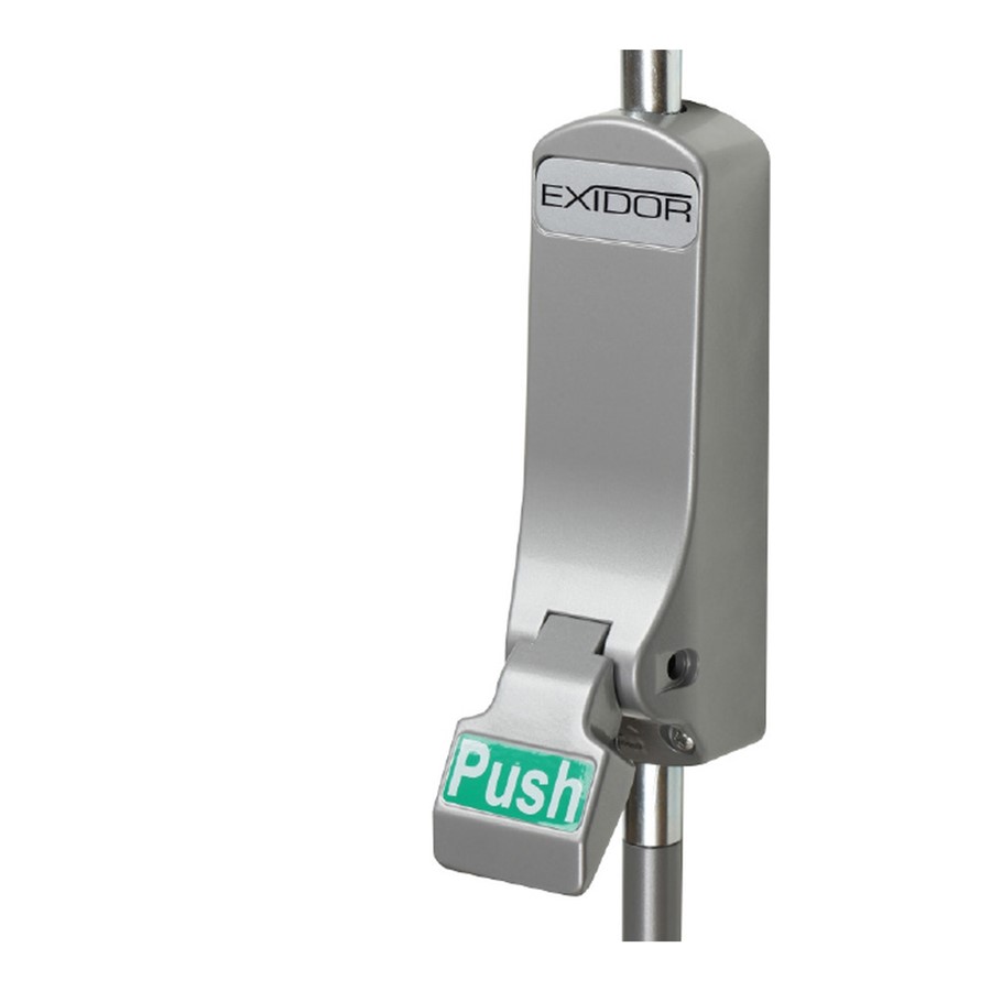 EXIDOR SINGLE DOOR PUSH PAD VERTICAL BOLT 293