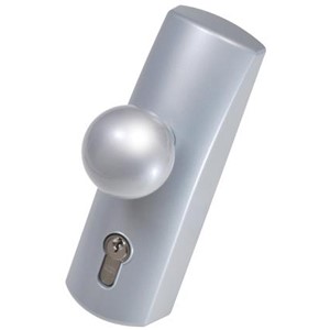 UNIN EXIMO OUTSIDE ACCESS DEVICE KNOB & CYLINDER SILVER