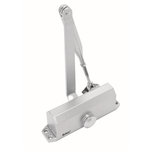 BRITON 121CE DOOR CLOSER FIXED SIZE3 SILVER CE MRKD 121CE/SES