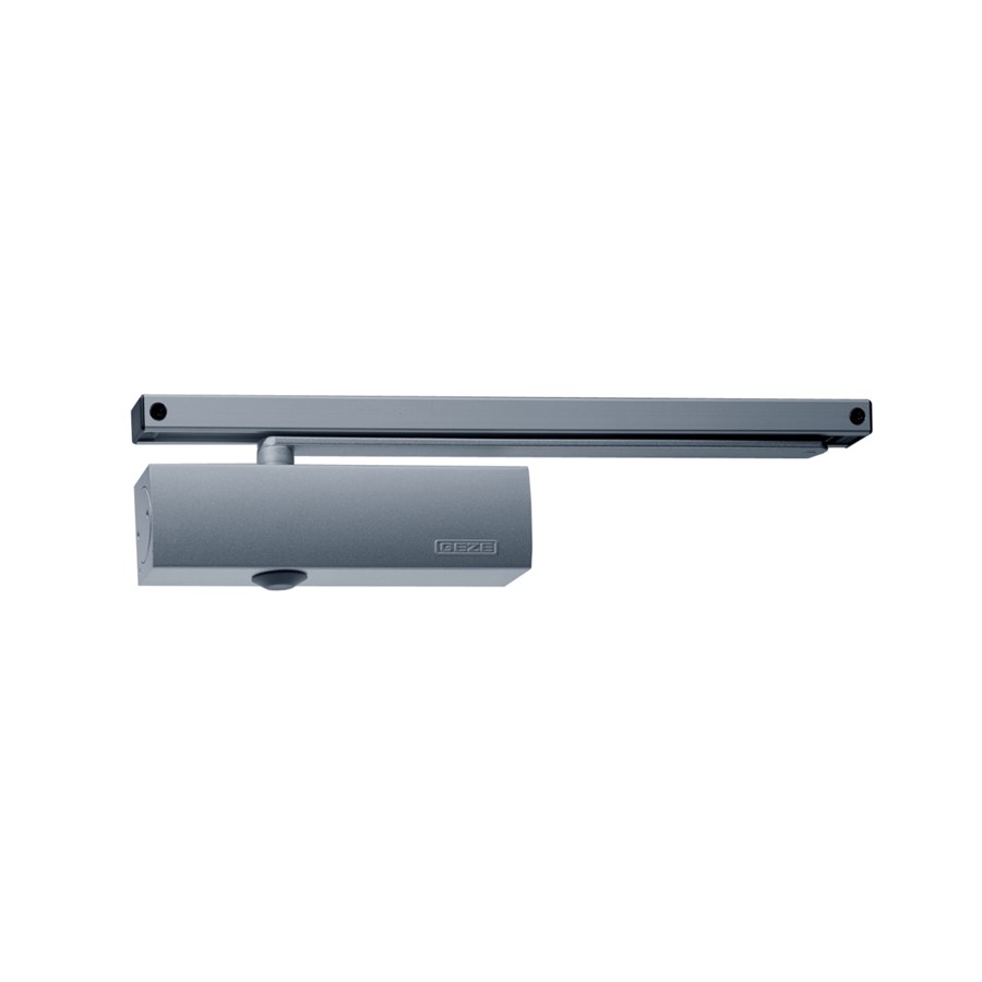 GEZE TS3000VBC SIZE 1-4 O/HEAD DOOR CLOSER (BODY) SILVER CE CERT