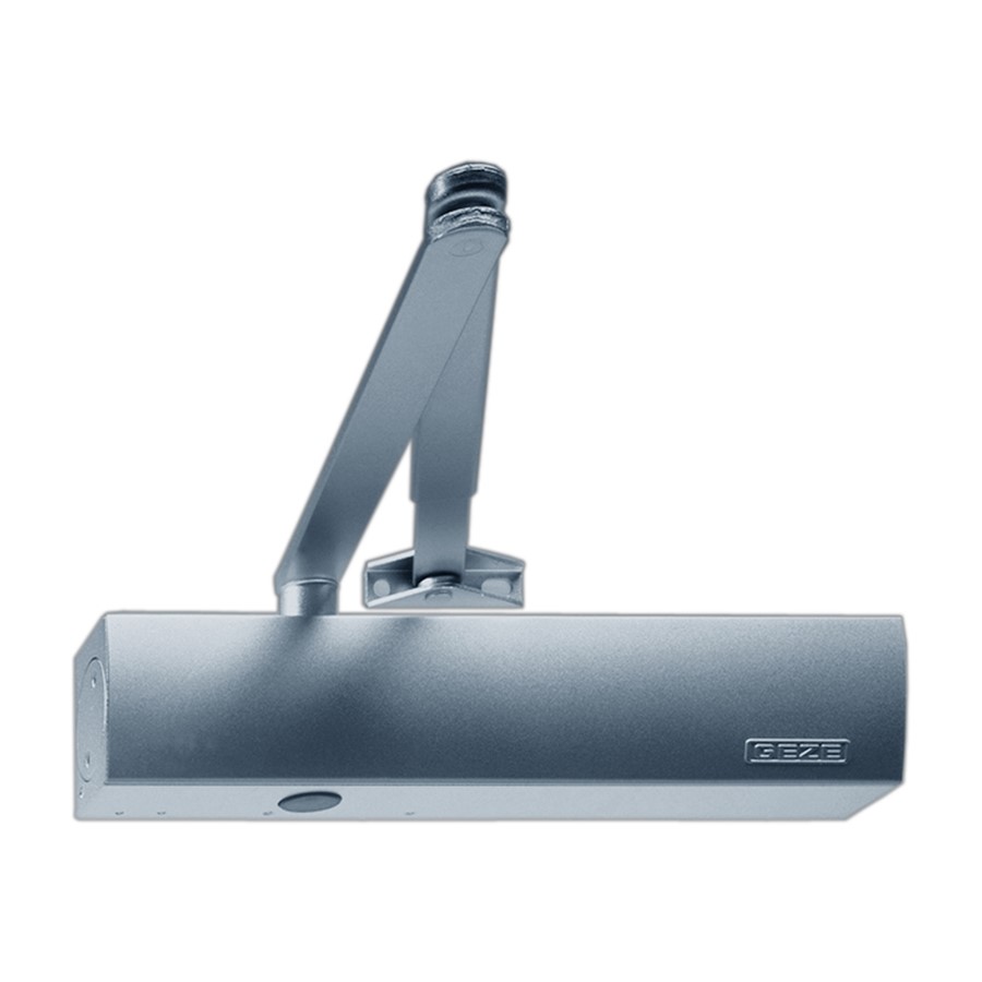 GEZE TS4000V SIZE 1-6 O/HEAD DOOR CLOSER SILVER CE CERT