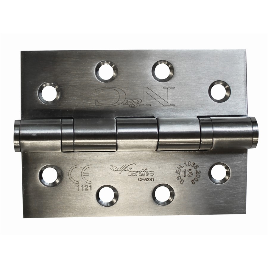 N&C 102X76X3MM BALL BEARING HINGE CE GRADE 13 SSS (1 1/2 PAIR)