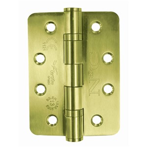 N&C 102X76X3MM BALL BEARING HINGE GRADE 13 RAD CNR PVD