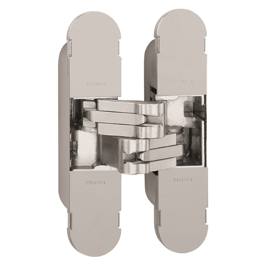 CONCEALED 3D FD30 HINGE 1129 100 X 22MM SS PLATED (EACH)
