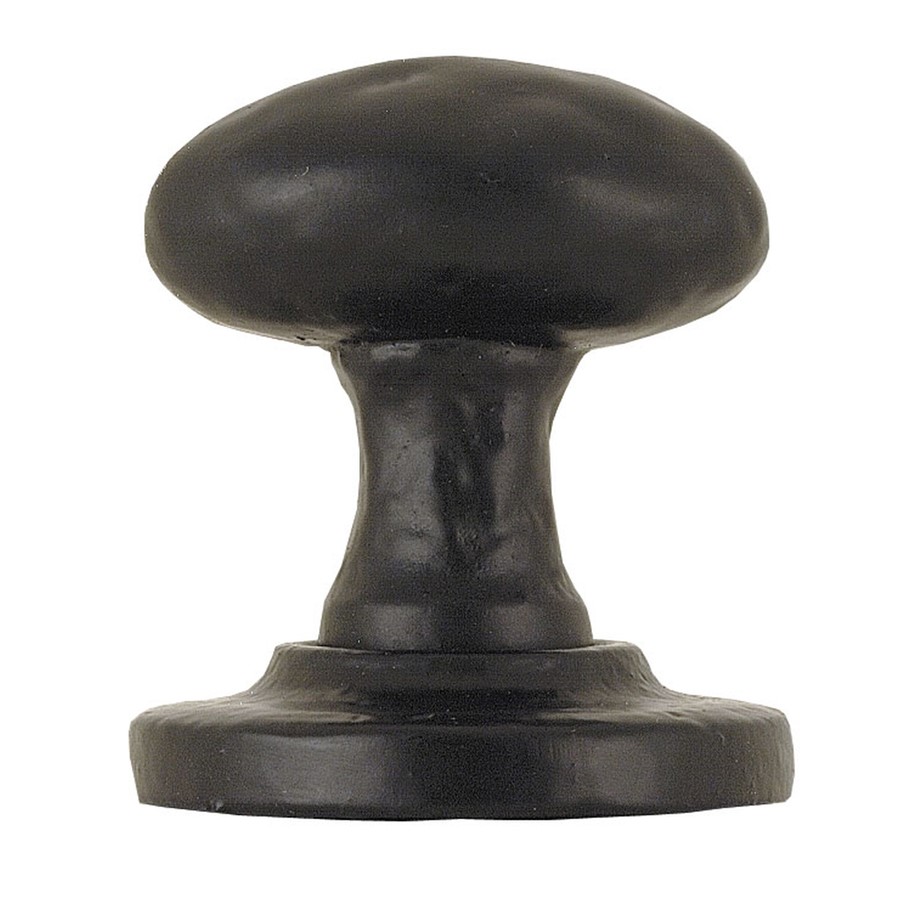 BALL KNOB MORTICE FURN BLK ANTIQUE