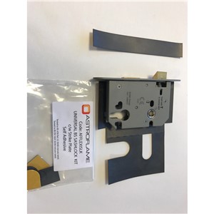 N & C INTUMESCENT UNIV BS SASHLOCK KIT C/W S-PLATE S/A 30/60MIN