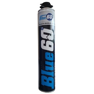 INTUMESCENT BLUE 60 FIRE RATED FRAME FOAM - GUN GRADE - 750ML