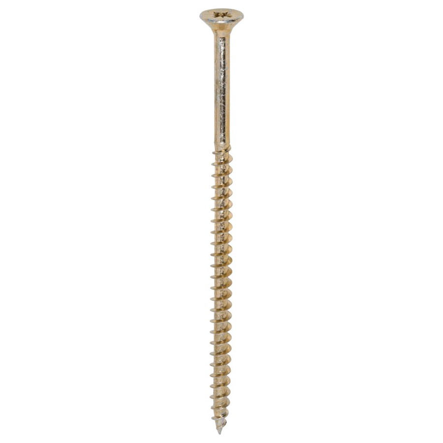 TIMCO SOLO WOODSCREW 6.0 X 80 PZ3 CSK YZP - BOX 200