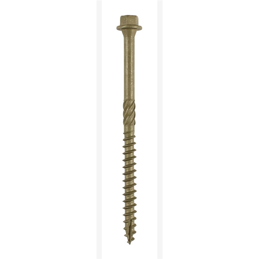 TIMCO TIMBER SCREW HEX HEAD 6.7X150 EXT GREEN - BOX 50