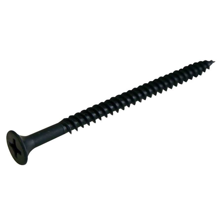 BUGLE HEAD 3.5 X 60MM DRYWALL SCREWS FINE THREAD BLK BOX 500