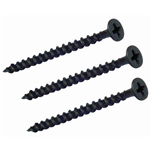 3.5X25 BUGLE HD DRYWALL SCREW BLACK BOX 1000