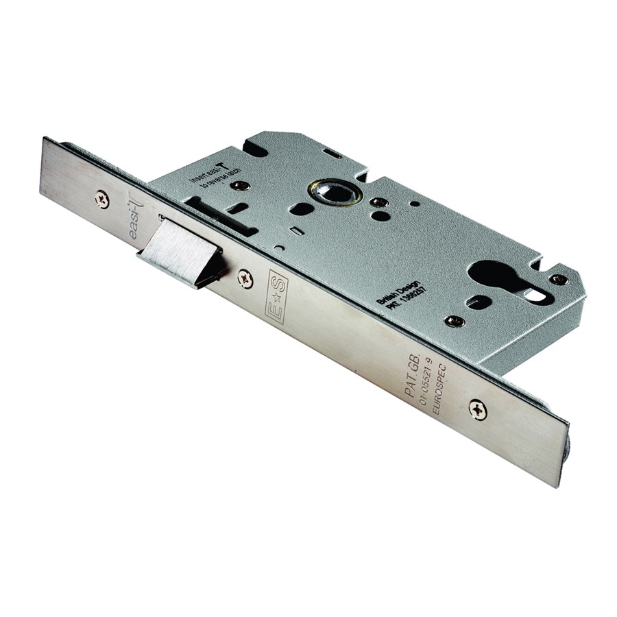 N&C SPECIFIER DIN LATCH 72MM CENTRE, 60MM BACKSET SSS