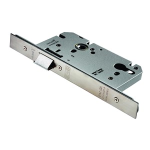 N&C SPECIFIER DIN LATCH 72MM CENTRE, 60MM BACKSET SSS