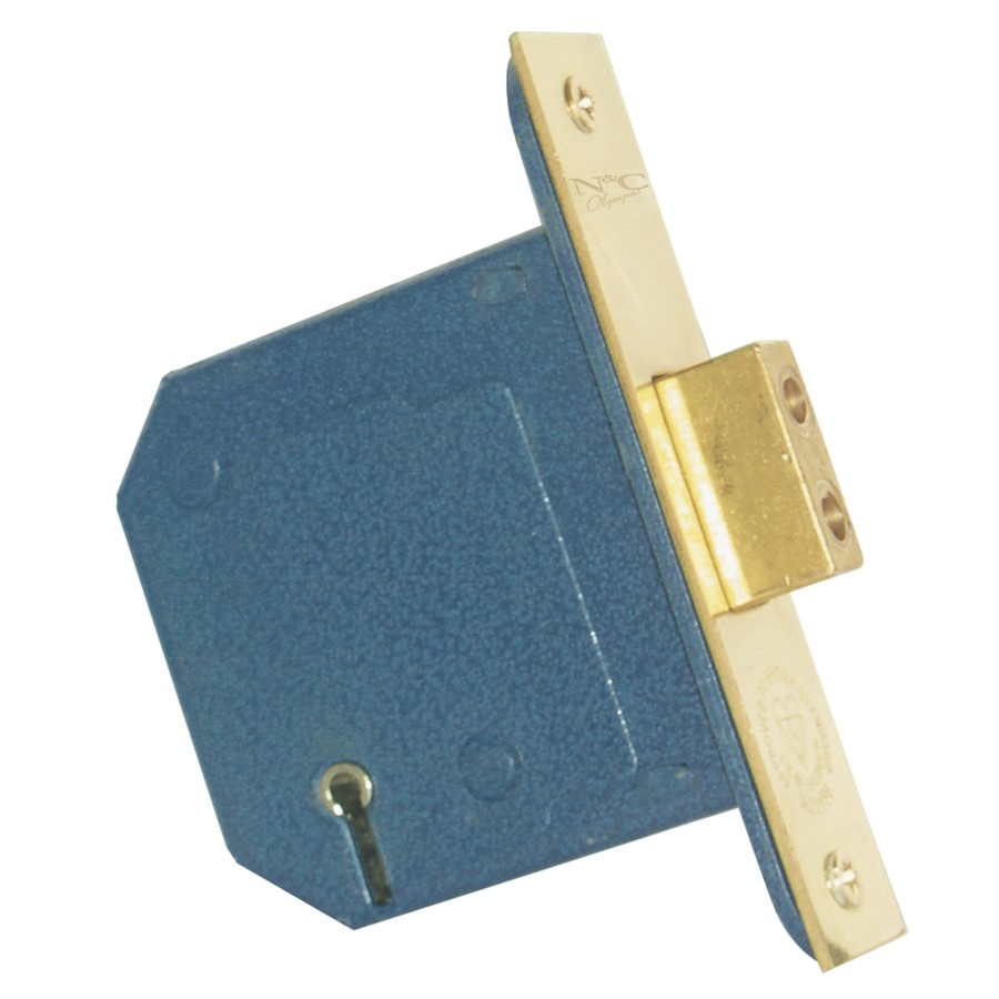 N&C SPECIFIER 5 LEVER BS DEADLOCK 64MM PVD