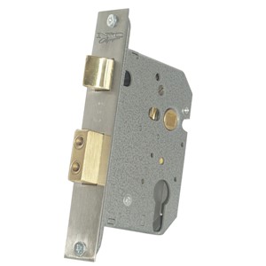 N&C SPECIFIER EURO PROFILE SASHLOCK 64MM PVD