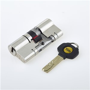 YALE PLATINUM 3 STAR SECURITY DOUBLE CYLINDER 55/35 (90MM) PB