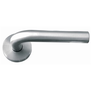 N&C SPECIFIER SANDRINE STRAIGHT LEVER ON ROSE POLISHED STAINLESS STEEL