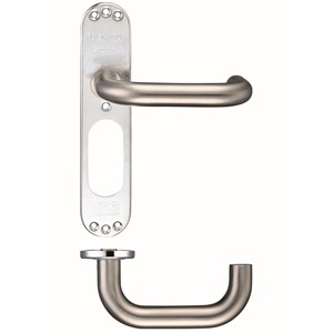 N&C SPECIFIER 22MM LEVER ON BACKPLATE 218 X 48MM GRADE 3/304 SSS