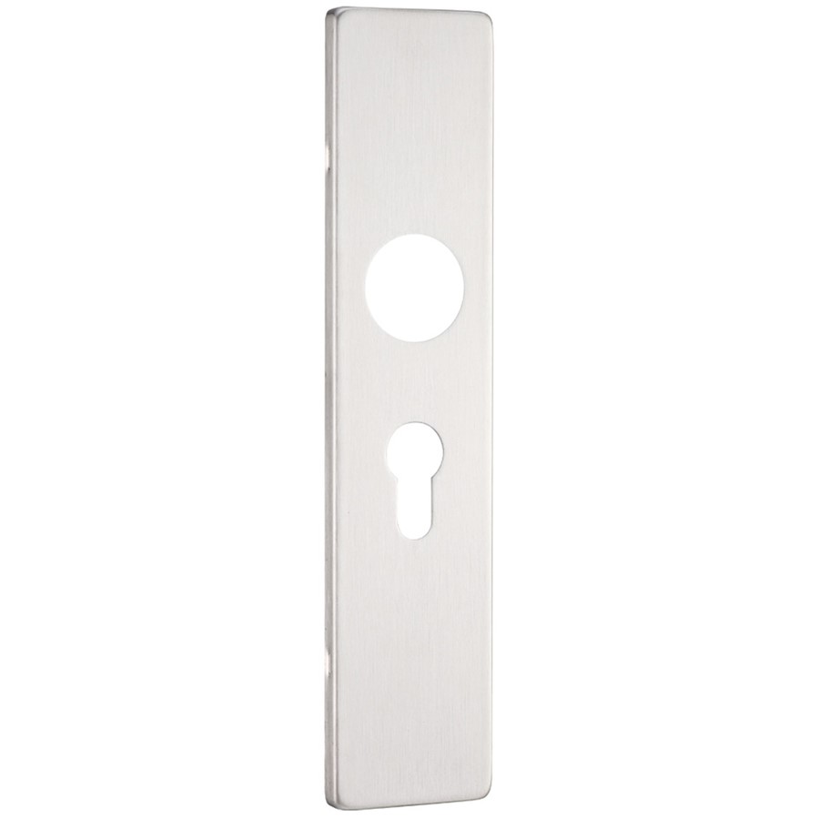N&C SPECIFIER EURO SQR CVR TO SUIT 218X48MM LVRS 304 SSS
