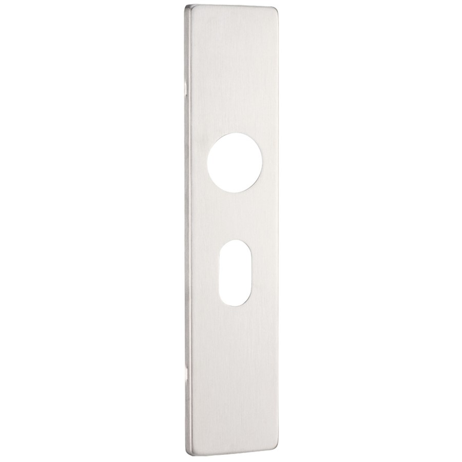 N&C SPECIFIER OVAL SQR CVR TO SUIT 218X48MM LVRS 304 SSS