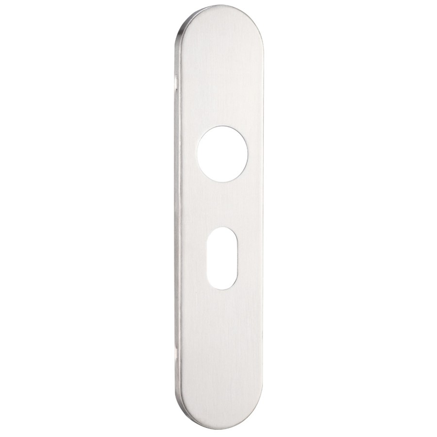 N&C SPECIFIER OVAL RAD CVR TO SUIT 218X48MM LVRS 304 SSS
