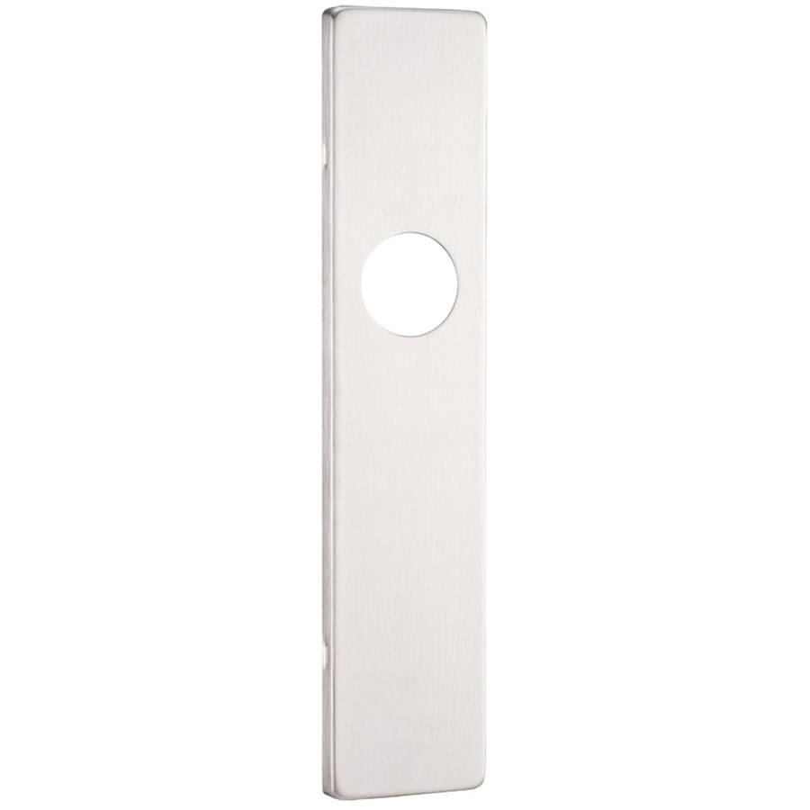 N&C SPECIFIER LATCH RAD CVR TO SUIT 218X48MM LVRS 304 SSS