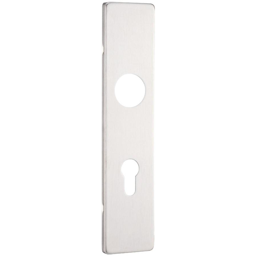 N&C SPECIFIER EURO DIN SQR CVR TO SUIT 218X48MM LVRS 304 SSS