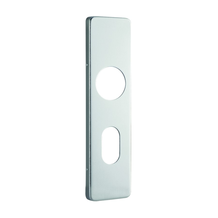 N&C SPECIFIER OVAL SQR COVER TO SUIT 178 X 43MM LEVERS 304 SSS
