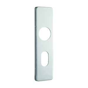 N&C SPECIFIER OVAL SQR COVER TO SUIT 178 X 43MM LEVERS 304 SSS
