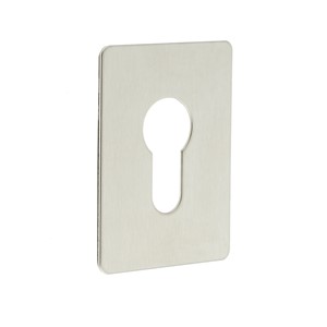 N&C SPECIFIER REPAIR ESCUTCHEON EURO PROFILE 65 X 47 X 1.2MM S/A SSS