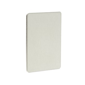 N&C SPECIFIER REPAIR ESCUTCHEON BLANK 65 X 47 X 1.2MM S/A SSS
