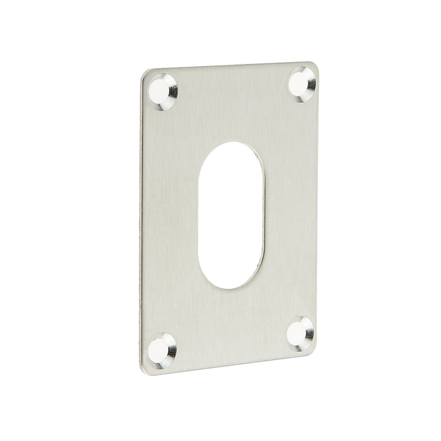 N&C SPECIFIER REPAIR ESCUTCHEON OVAL PROFILE 65 S 47 X 1.2MM SCREW FIX