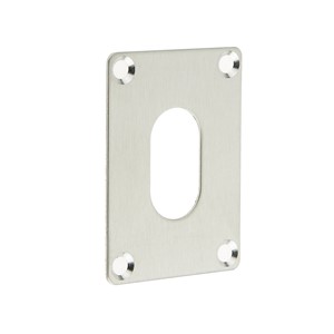 N&C SPECIFIER REPAIR ESCUTCHEON OVAL PROFILE 65 S 47 X 1.2MM SCREW FIX