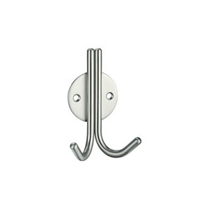 N&C SPECIFIER DOUBLE ROBE HOOK SSS