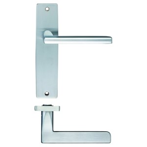 ZOO VENICE LEVER ON LATCH BACKPLATE 180X43MM SC