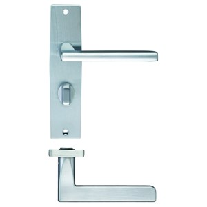 ZOO VENICE LEVER ON BATH BACKPLATE 180X43MM SC