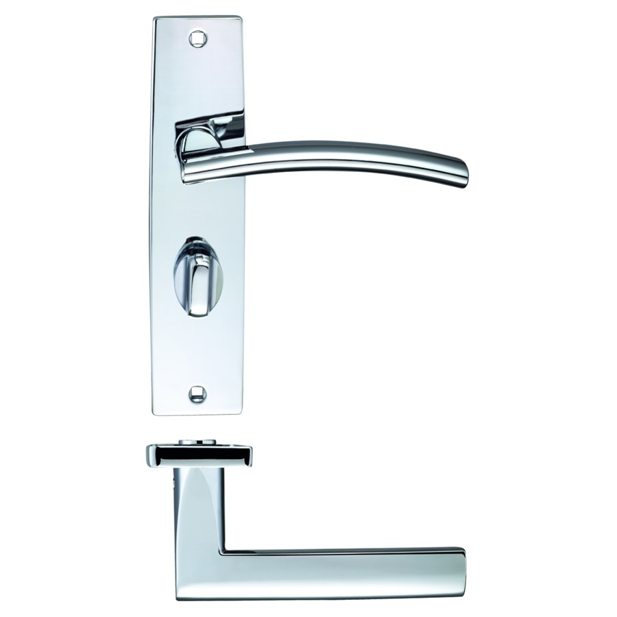 ZOO AMALFI LEVER ON BATH BACKPLATE 180X43MM CP